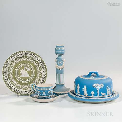 Four Wedgwood Jasper Dip Items