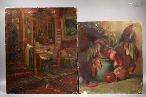 2 American Oils; Floral & Aesthetic Interior