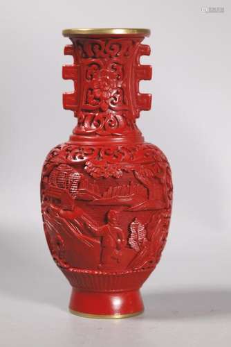 Chinese Red Lacquer Composition 