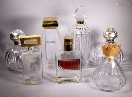 7 Lg Display Perfume Bottles Givenchy Evyan Etc