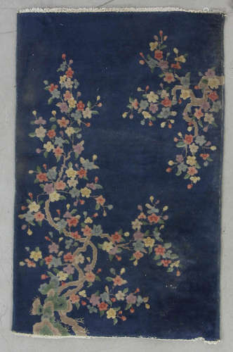 Semi-antique Nichols Chinese rug, 4' 9