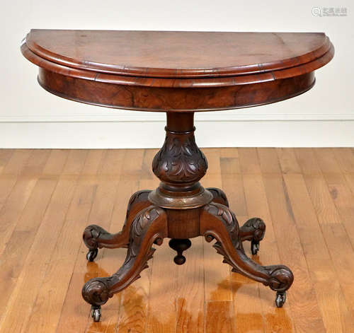 19th century Edwardian card table, 29