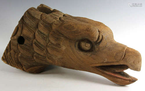 19th century carved eagle masthead, 11