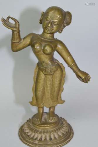 17-19th C. Nepalese Bronze Buddha