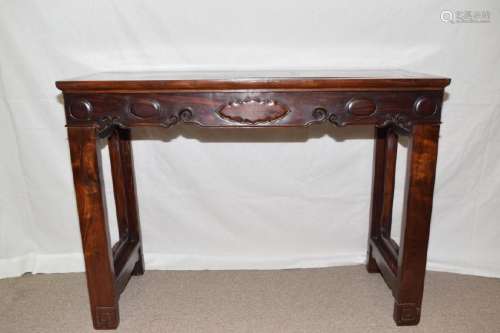 Qing Chinese Hongmu Carved Table