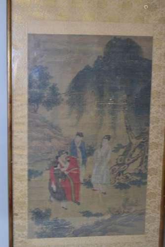 Ming/Qing Chinese Watercolor Painting