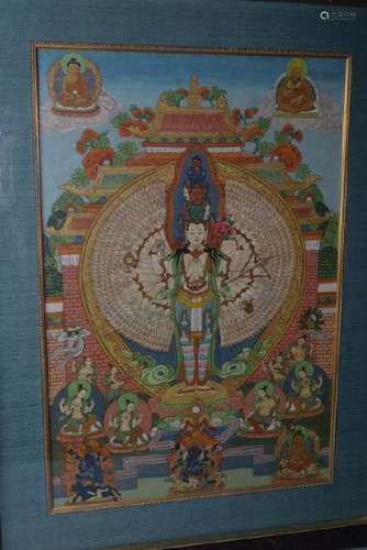 19-20th C. Tibetan Thangka