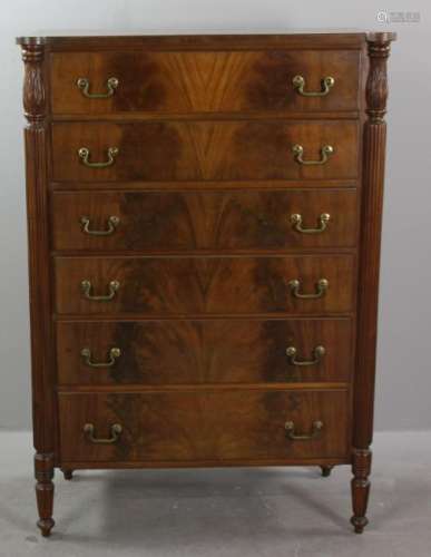 C1810 American Federal Six Drawer Chest