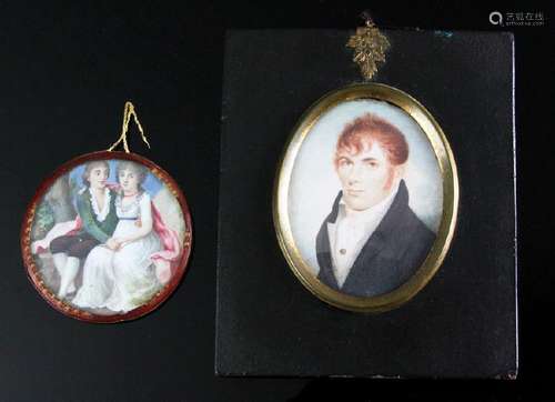 Three 19thC Miniature Paintings