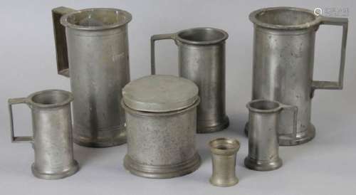 Early Pewter Measures