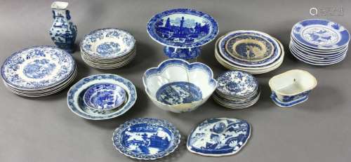 Collection of Blue and White China