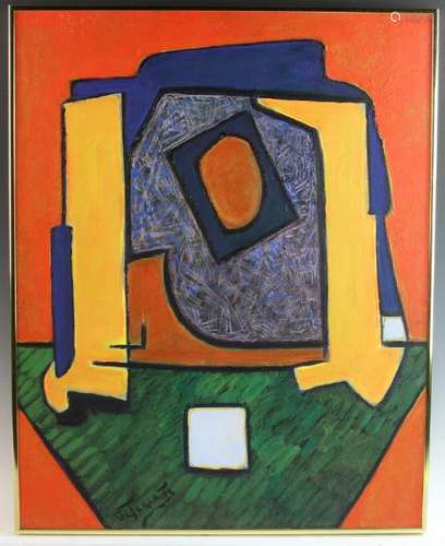 Mario de Ferrante Abstract Oil on Canvas