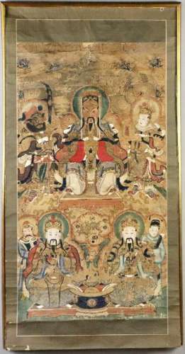 18th/19thC Thangka Painting on Paper
