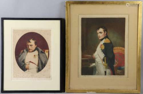 Two 19thC Framed Napoleon Prints