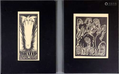 Two Woodblock Prints