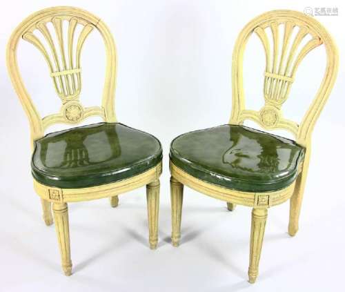 Pair of French Style Side Chairs