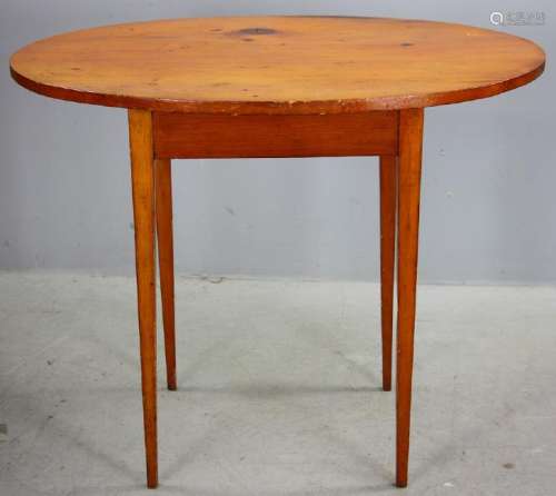 Early Pine Oval Table