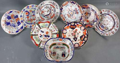 Collection of 19th/20thC Plates & Bowls