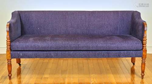 Upholstered Sheraton Style Sofa