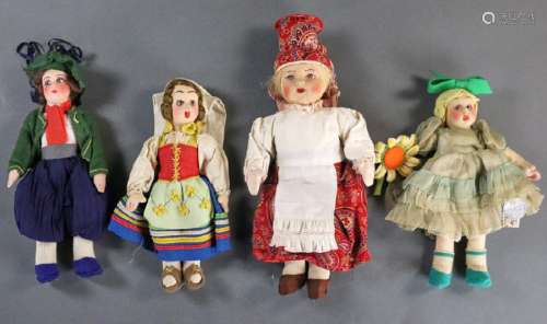 Vintage Lenci Italy and Lenci Style Dolls