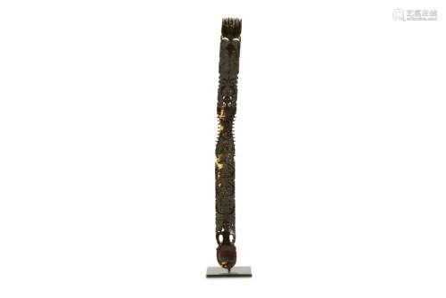 A TORTOISE SHELL SPOON AND FORK Possibly Sumba Island,