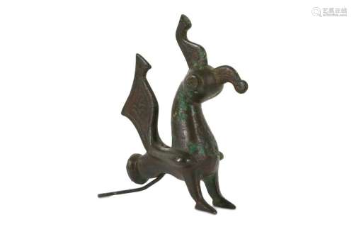 A BRONZE GRIFFIN Iran, 10th - 12th century Zoomorphic