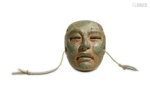 AN OLMEC STYLE STONE MASK