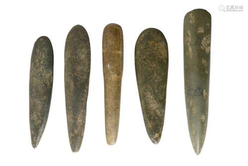 A GROUP OF HIGHLANDS AXE HEADS, PAPUA NEW GUINEA