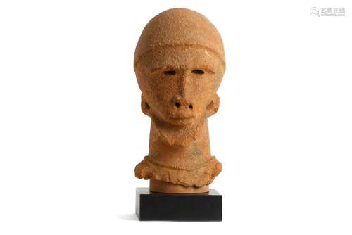 A TERRACOTTA SOKOTO HEAD, NIGERIA