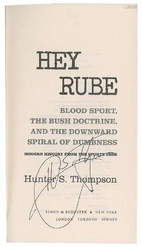 Hunter S. Thompson