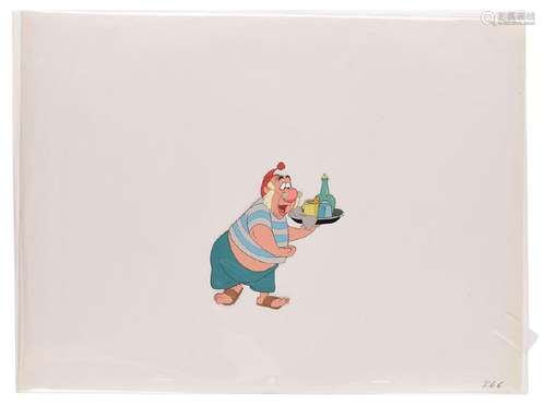 Mr. Smee production cel from Peter Pan