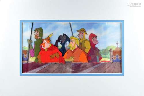 Sir Ector and the Knights production cels from The