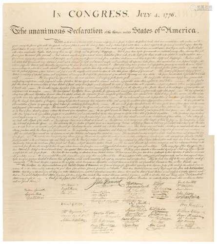 Declaration of Independence Force Print