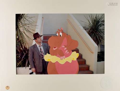 Hyacinth Hippo production cel from Who Framed Roger