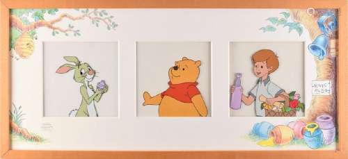Winnie the Pooh, Rabbit, and Christopher Robin