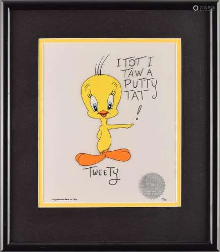 Tweety Bird limited edition hand-painted cel