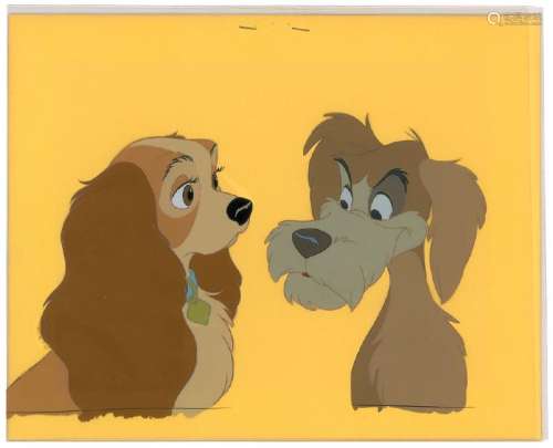 Lady and Toughy production cels from Lady and the Tramp