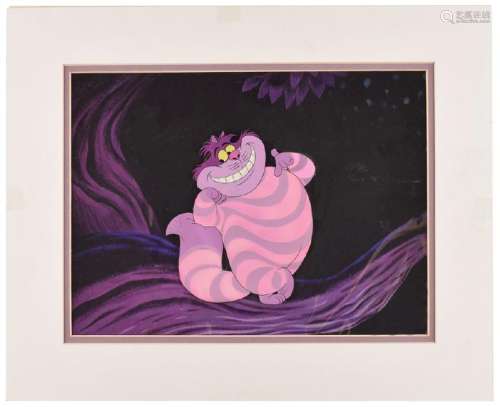 Cheshire Cat production cel from Alice in Wonderland