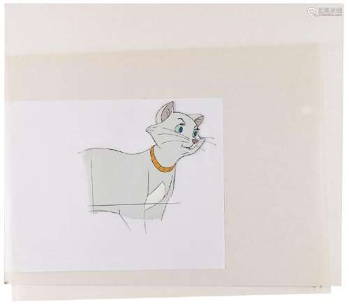 Duchess production cel from The Aristocats