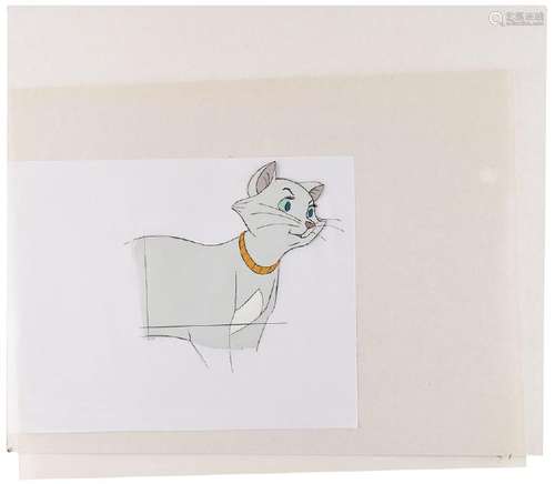 Duchess production cel from The Aristocats