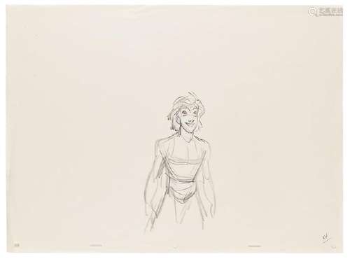 Aladdin production drawing from Aladdin