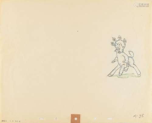 Sunflower production drawing from Fantasia