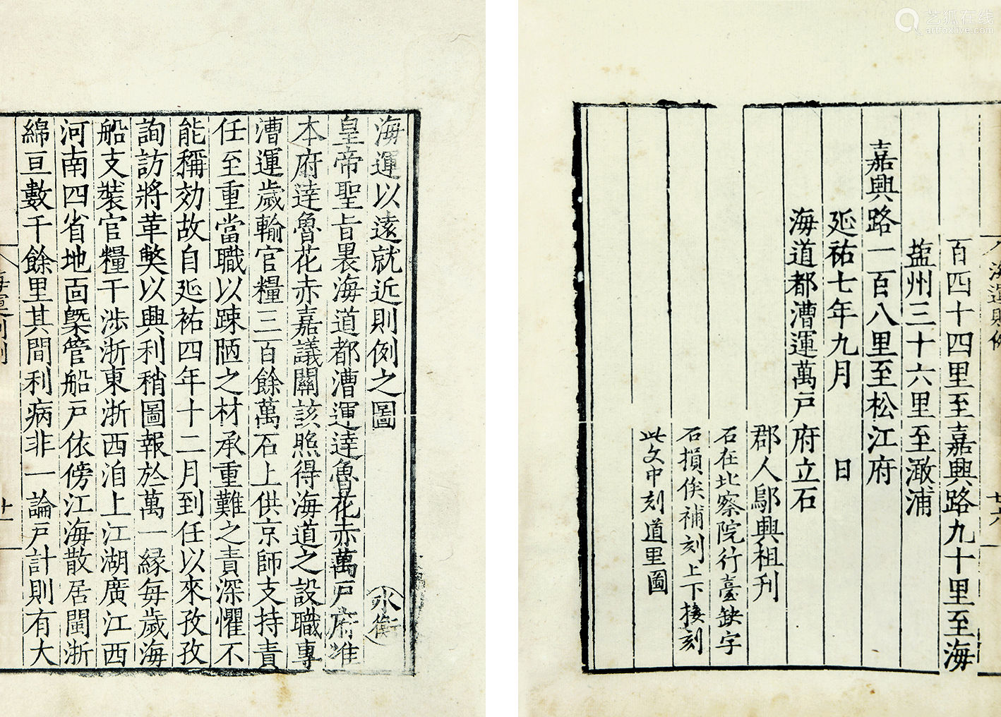 明嘉靖嘉趣堂刊 金声玉振集 之 海运以远就近则例 一种全1函1册白棉纸 Deal Price Picture 明嘉靖嘉趣堂刊 金声玉振集 之 海运以远就近则例 一种全1函1册白棉纸 Deal Price Picture