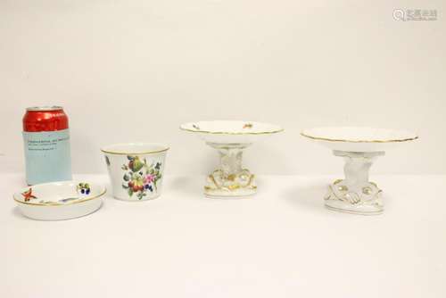 4 pieces of Herend porcelain