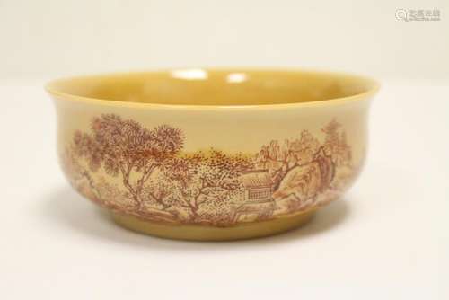 Chinese famille rose porcelain bowl