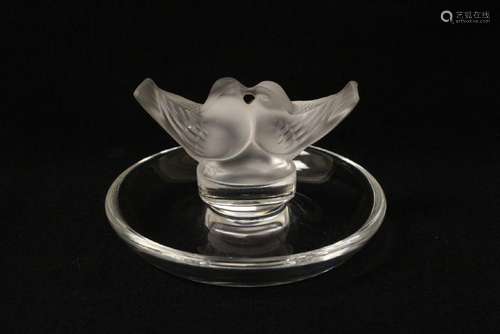 Lalique crystal ring tray