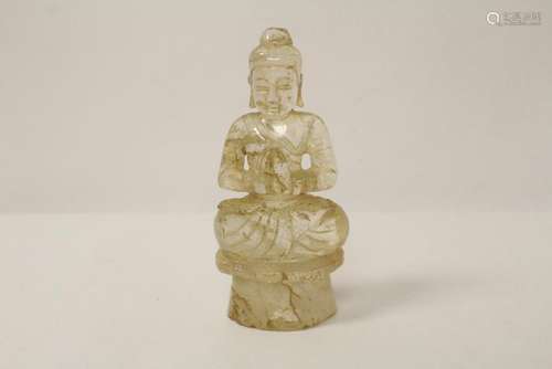 Chinese crystal Buddha statue