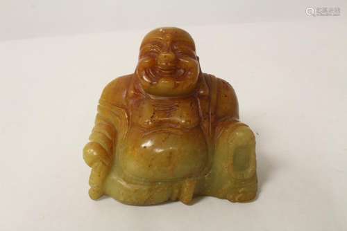 Shoushan stone carved Buddha