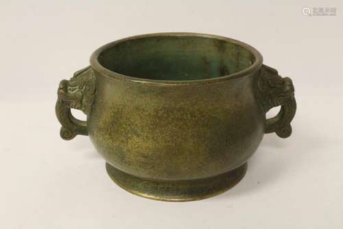 Chinese bronze censer