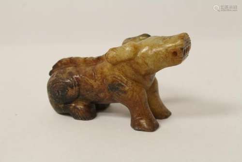 Chinese jade carved buffalo